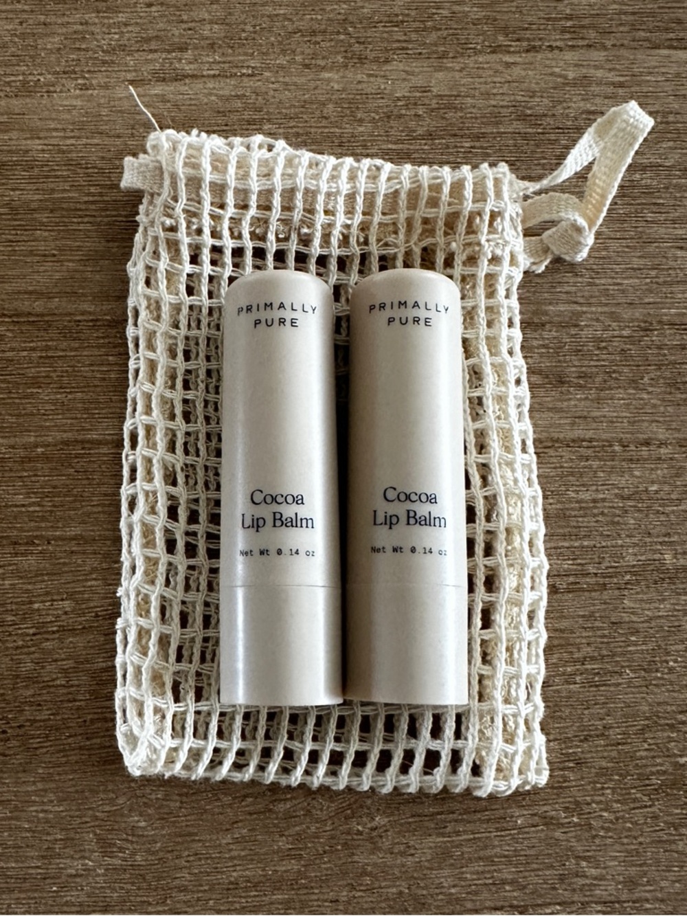 Primally Pure Lip Balms Set of 2